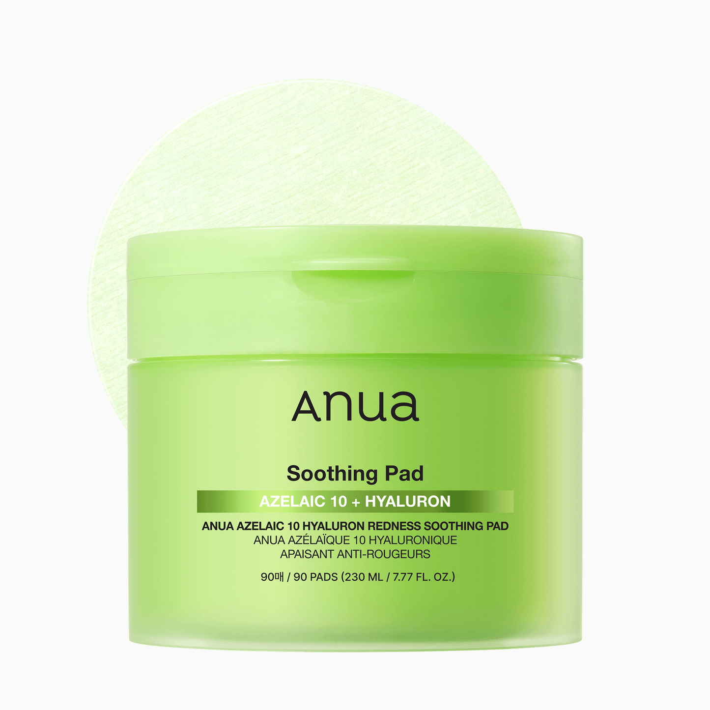 ANUA AZELAICACID 10 HYALURON REDNESS SOOTHING PAD 230ML