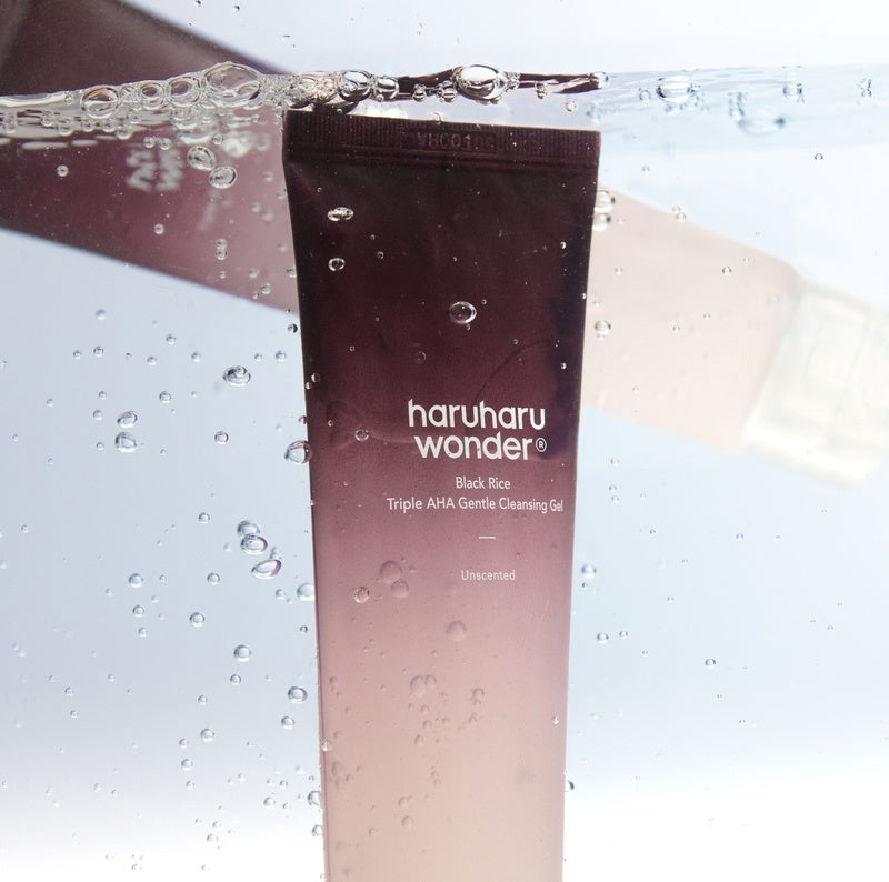 HARUHARU WONDER BLACK RICE TRIPLE AHA GENTLE CLEANSING GEL 100ML