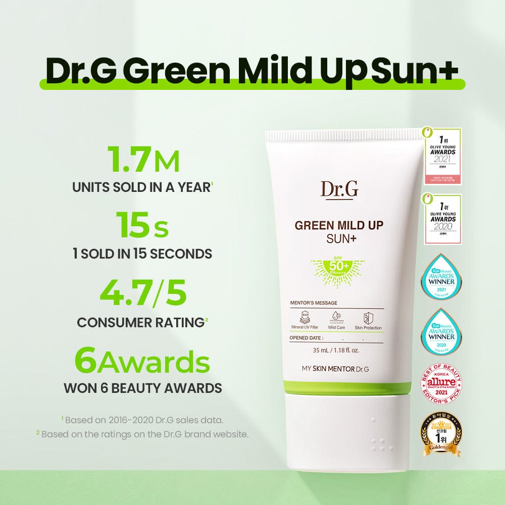 DR.G GREEN MILD UP SUN + SPF50+ PA++++