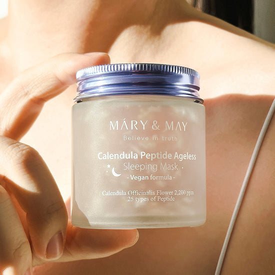 MARY&MAY CALENDULA PEPTIDE AGELESS SLEEPING MASK 110G