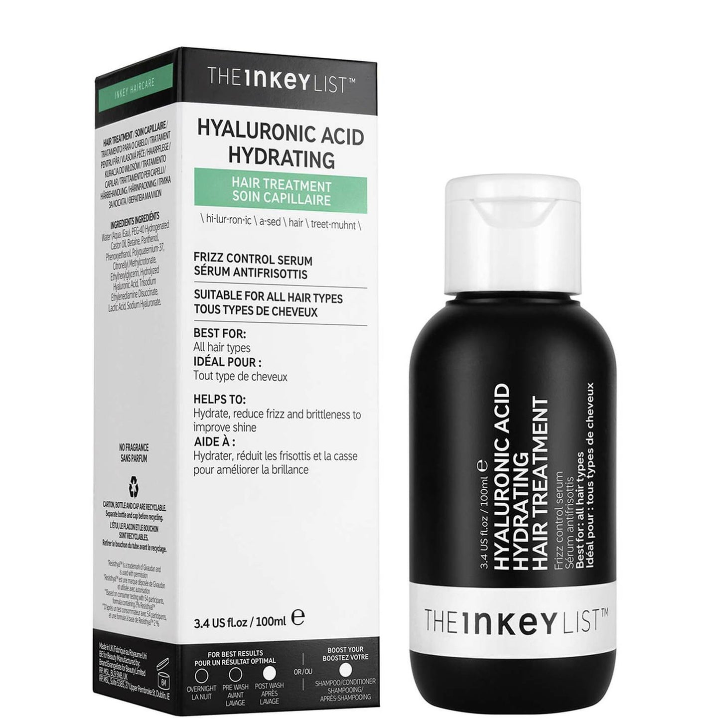 THE INKEY LIST HYALURONIC ACID HYDRATING HAIR TREATMENT 50ML