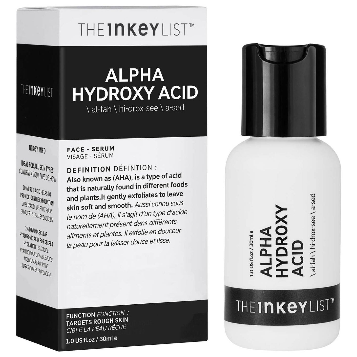 THE INKEY LIST ALPHA HYDROXY ACID SERUM 30ML