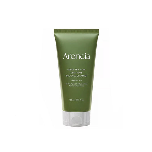 ARENCIA GREEN TEA + LHA DEEP PORE RICE CAKE CLEANSER 150G