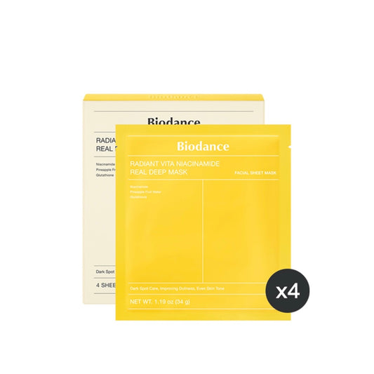 BIODANCE RADIANT VITA NIACINAMIDE REAL DEEP MASK 34G