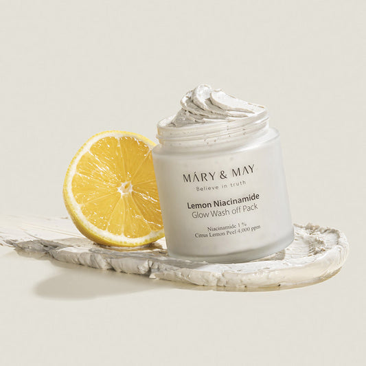 MARY&MAY LEMON NIACINAMIDE GLOW WASH OFF PACK 125G