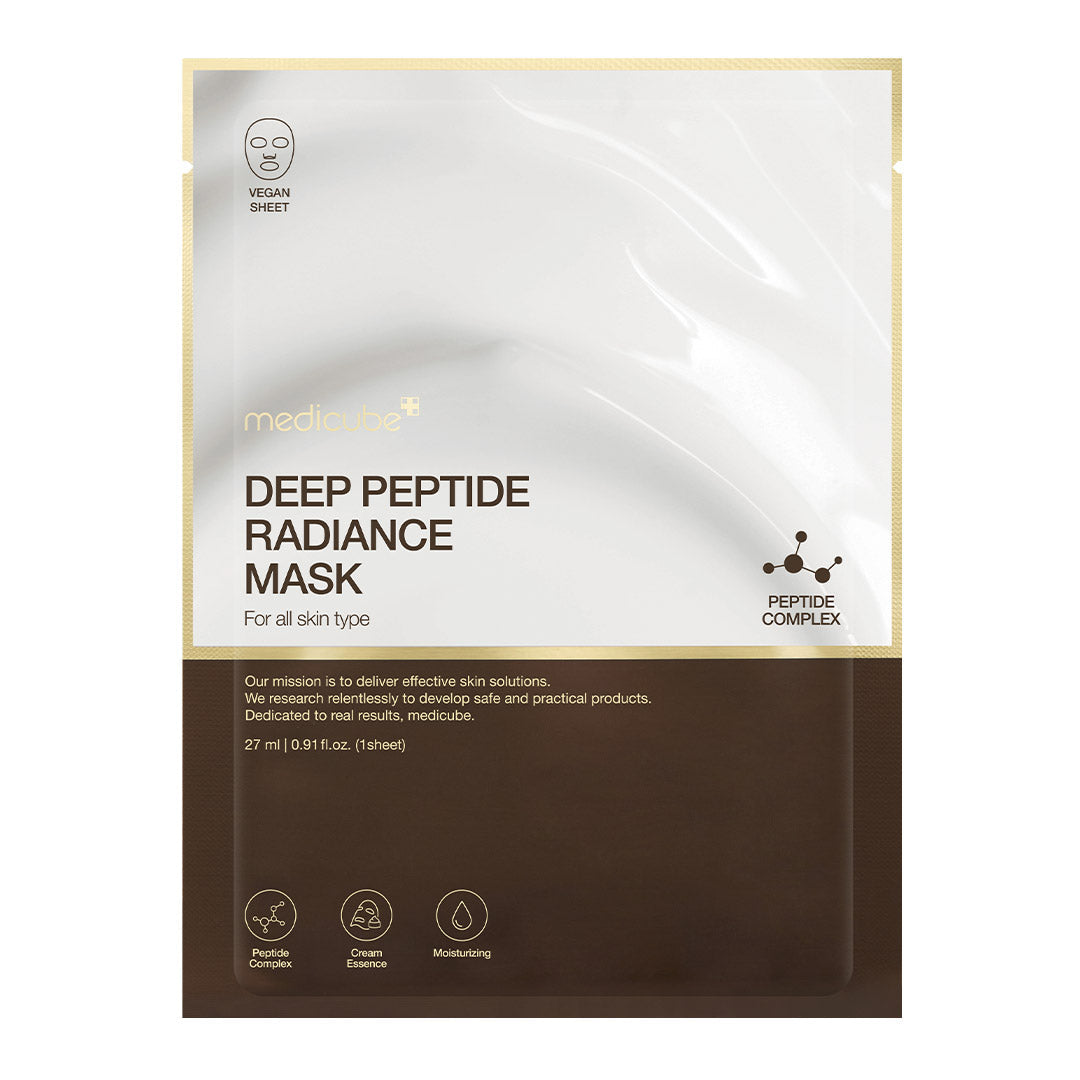 MEDICUBE DEEP PEPTIDE RADIANCE MASK 27G 1EA