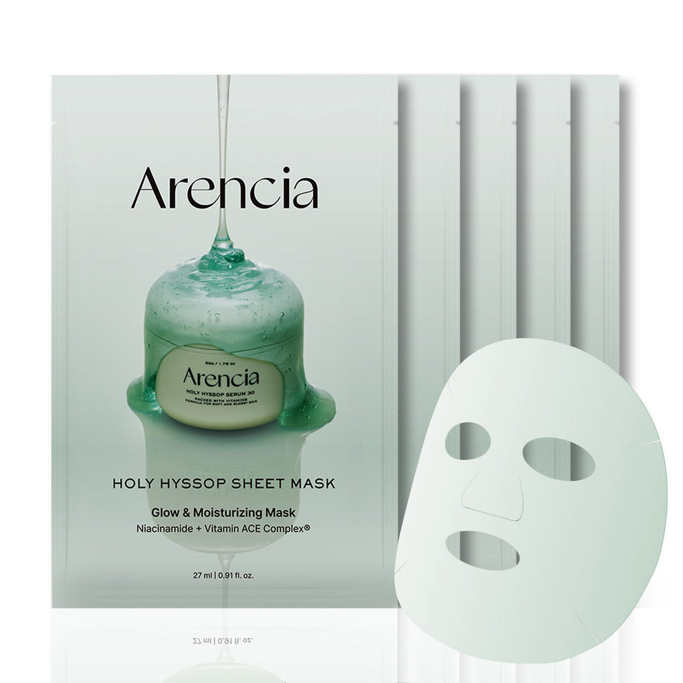 ARENCIA HOLY HYSSOP SHEET MASK 5 PACK