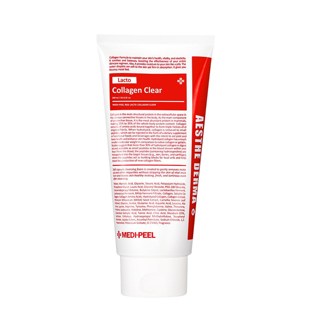 MEDIPEEL RED LACTO COLLAGEN FOAM CLEANSER 2.0 300ML