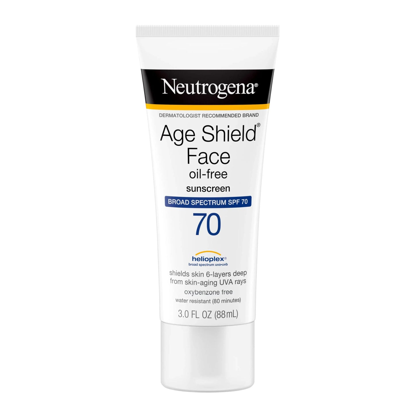 NEUTROGENA AGE SHEILD FACE OIL FREE SUNSCREEN SPF70 88ML