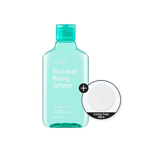 JUMISO BLACKHEAD MELTING SOFTENER 150ML + COTTON PAD 40PAD SET