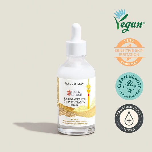 MARY&MAY RICE NIACIN 10% TRIPLE VITAMIN SERUM 80ML