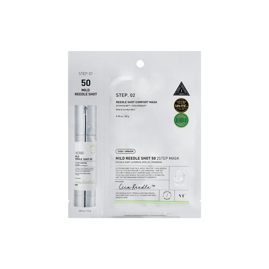 VT COSMETICS MILD REEDLE SHOT MASK 50 2-STEP