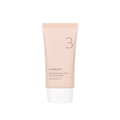 NUMBUZIN NO.3 PORCELAIN BASE-SKIP TONE UP BEIGE 50ML