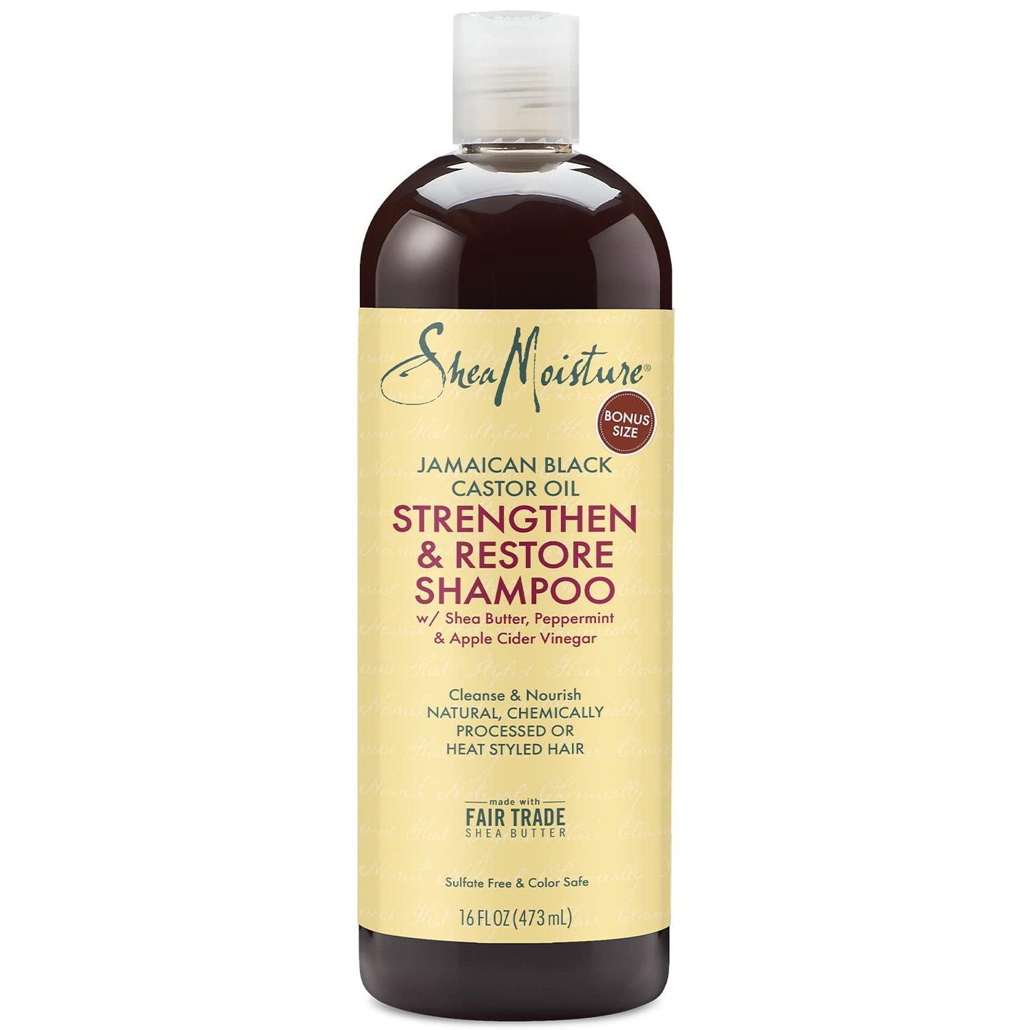 SHEA MOISTURE CASTOR OIL STRENGTHEN AND RESTORE SHAMPOO 384ML