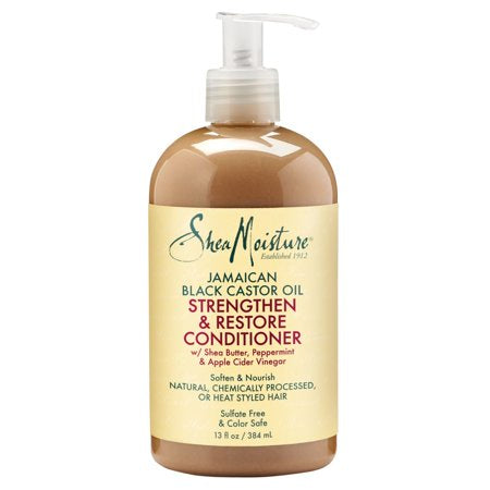 SHEA MOISTURE CASTOR OIL STRENGTH AND RESTORE CONDITIONER 384ML