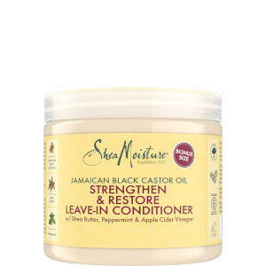 SHEA MOISTURE CASTOR OIL STRENGTH AND RESTORE LEAVE IN CONDITIONER 340G